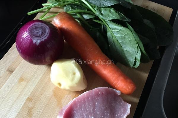 蔬菜肉卷的做法图解1