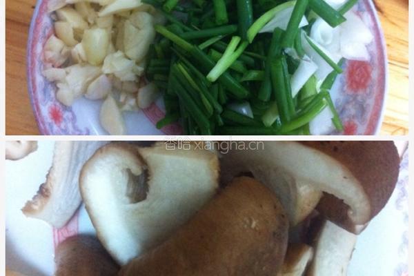 香菇肉片闷日本豆腐的做法图解3