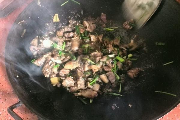 炒地道鹅的做法图解6