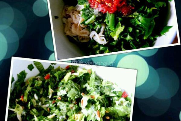 芹菜叶摊鸡蛋的做法图解4