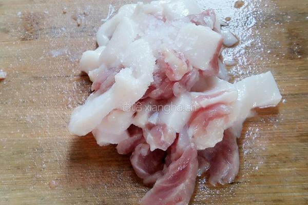 蒜蓉西兰花炒肉的做法图解4