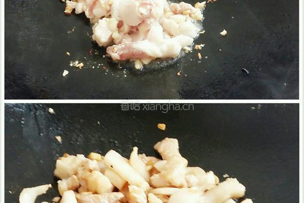蒜蓉西兰花炒肉的做法图解9