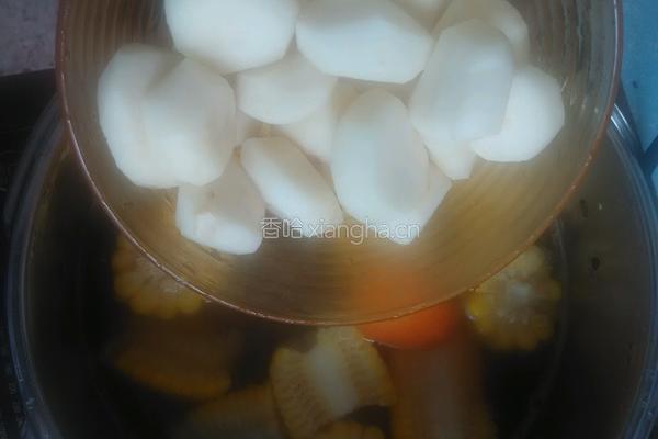 玉米马蹄骨头汤的做法图解7