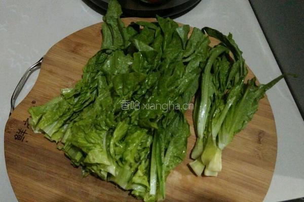 炝炒凤尾的做法图解1