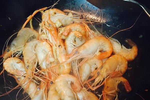 红烧河虾的做法图解4