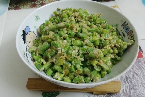 鸡蛋炒豆角的做法图解5