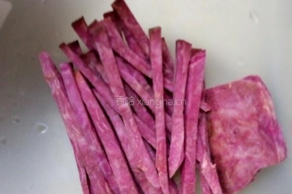 紫薯淮山糯米饭的做法图解5