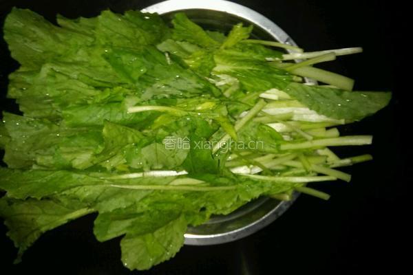 小白菜血肠汆白肉的做法图解2