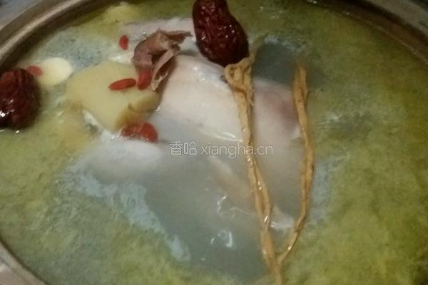 鸡火参杞汤的做法图解6