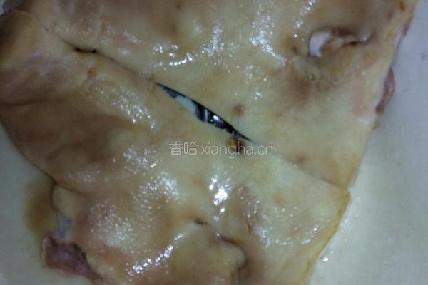 卤猪脸的做法图解1