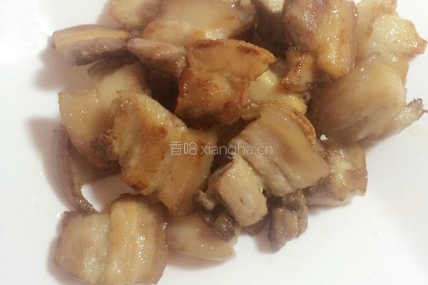 蒜苔回锅肉的做法图解4