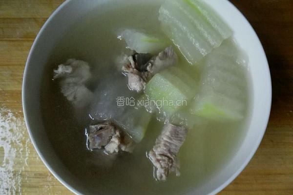 冬瓜排骨汤的做法图解6