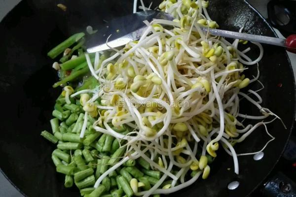 黄豆芽炖粉条的做法图解6