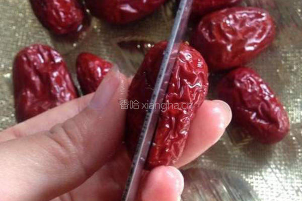 红枣糯米心太软的做法图解2