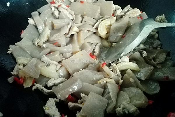 双椒炒磨芋的做法图解10