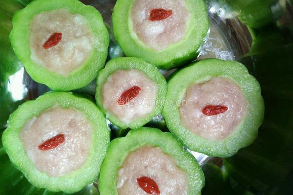 苦瓜酿肉的做法图解6