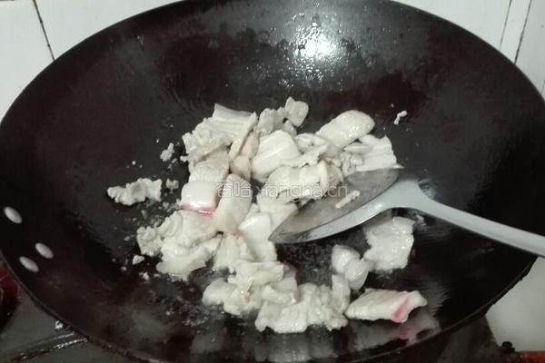 肉炒粉条的做法图解4
