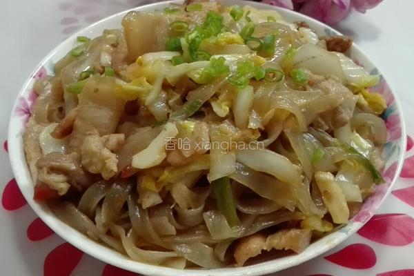 肉炒粉条的做法图解8