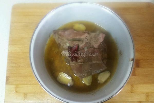 凉拌猪肝的做法图解2