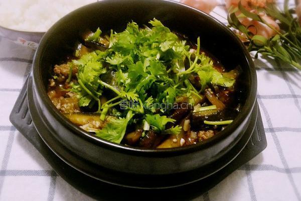 肉沫茄子煲的做法图解10