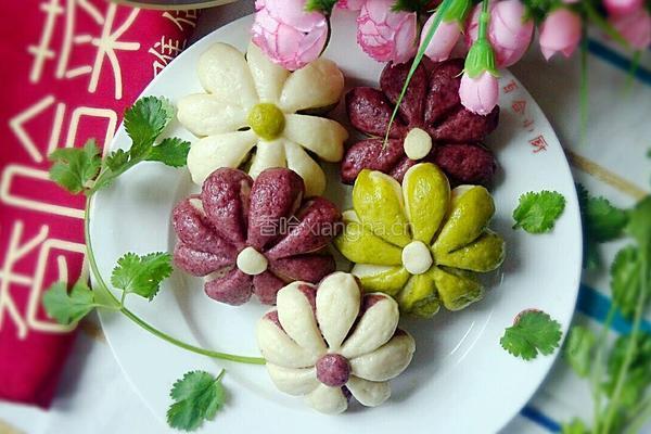 花朵馒头的做法图解15