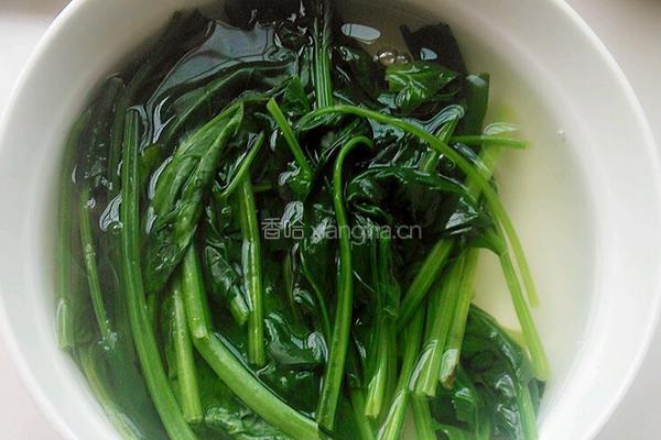 菠菜拌粉丝的做法图解4