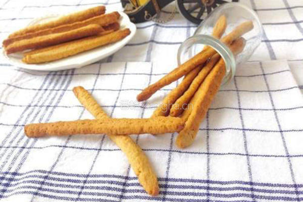 奶香红糖饼干棒的做法图解7