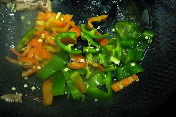 双椒羊肉的做法图解6
