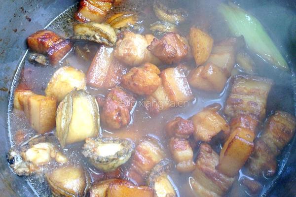 鲍鱼炖肉的做法图解14