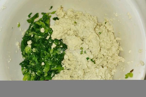 青菜豆腐水饺的做法图解2