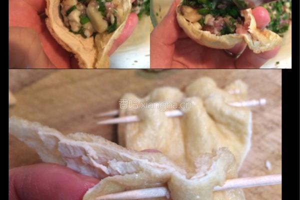油豆腐皮煎饺的做法图解4