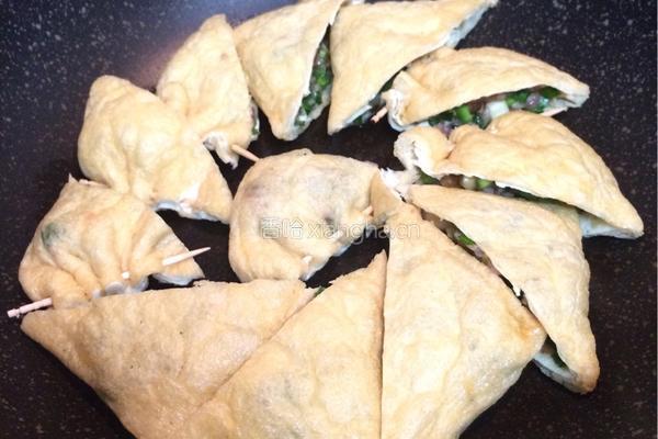 油豆腐皮煎饺的做法图解7
