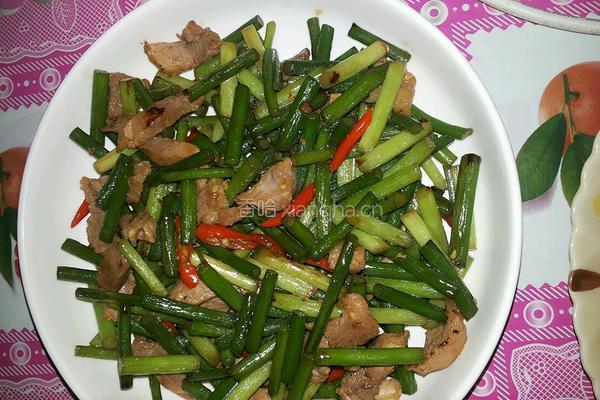 蒜薹炒肉