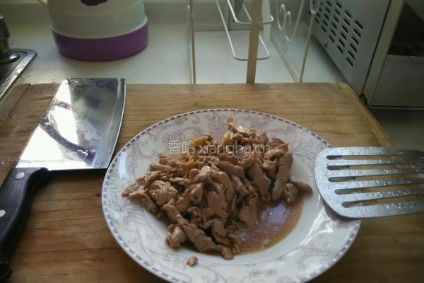 平菇炒肉的做法图解3