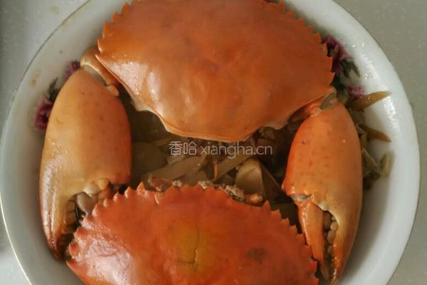 红烧青蟹的做法图解2
