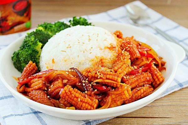 韩式鱿鱼盖饭的做法图解8