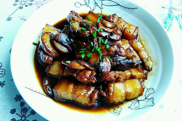 蘑菇红烧肉的做法图解18