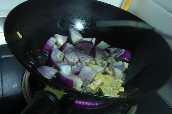 洋葱炒豆干的做法图解6