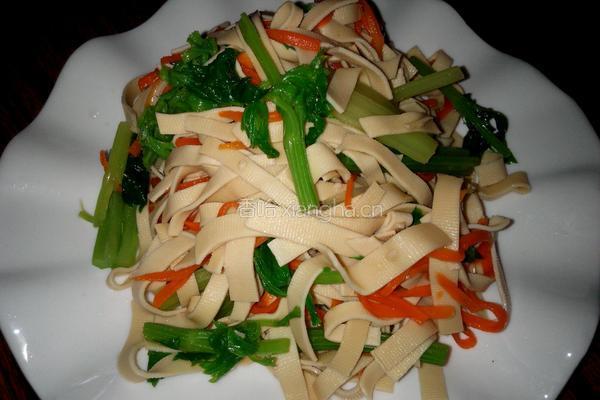 凉拌干豆腐的做法图解11