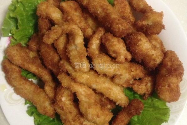 油炸香酥鸡柳的做法图解6