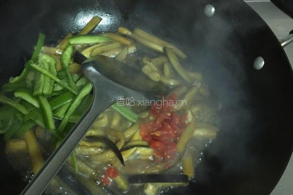 青椒茄子的做法图解6