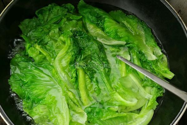 蚝油生菜的做法图解5