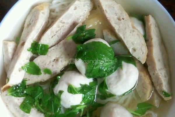 肉丸汤米粉的做法图解6