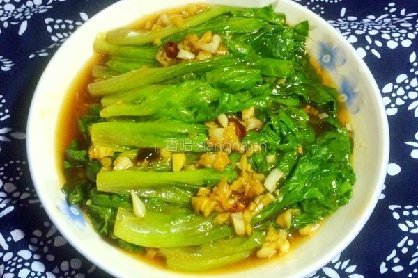 蒜香生菜的做法图解7