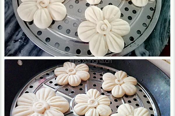 花朵馒头的做法图解9