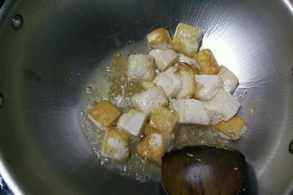 香煎豆腐的做法图解3