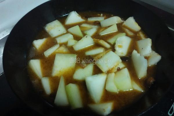 冬瓜炖肉片的做法图解4