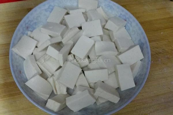 榨菜肉末蒸豆腐的做法图解2