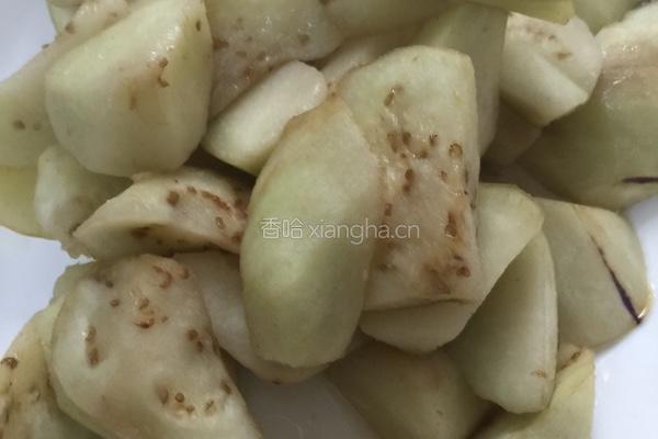 肉沫茄子的做法图解4