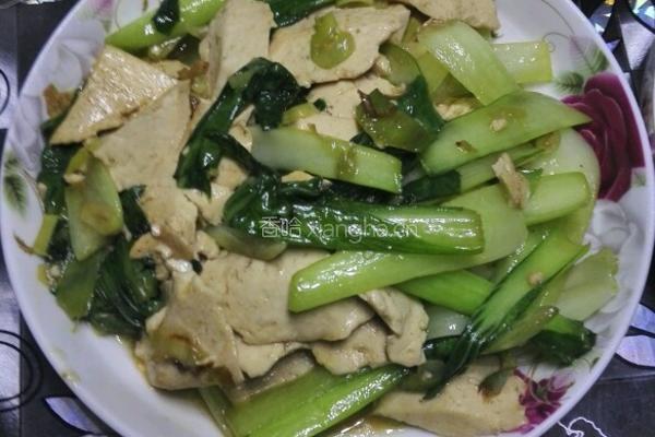 油菜烧豆腐